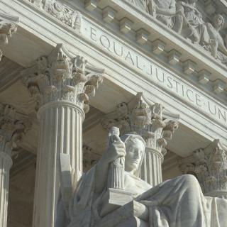 supreme court building closeup
